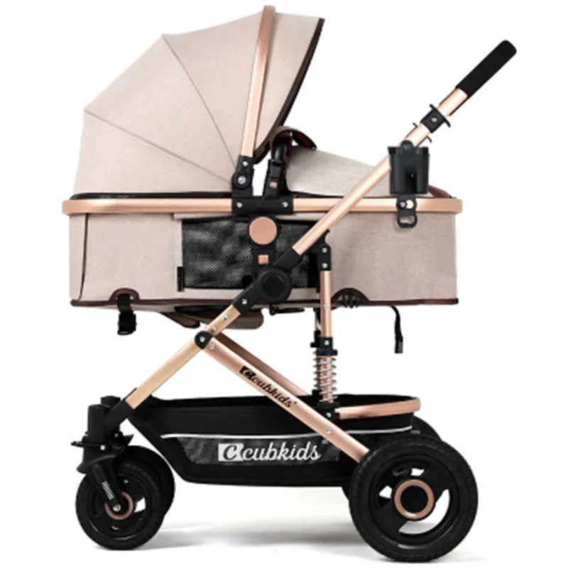 Free Shipping Suspension Baby Stroller High Landscape 0-36 Month 