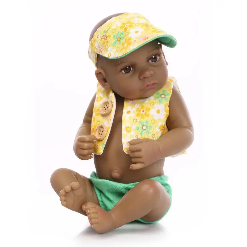 27 см мягкие силиконовые виниловые куклы реборн куклы национальные куклы ручной работы ткань тела реалистичные Младенцы игровой дом