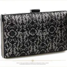 Простые и повседневные Модные аппликация Свадебная вечеринка полый Шарм кошелек сцепления Сумочка женская сумка цепи