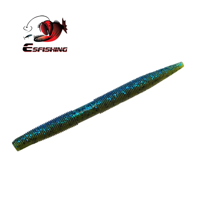 Esfishing الصيد دودة السحر 135 مللي متر 10 قطعة Senko دودة الصيد السحر طعوم طرية Leurre souple الكارب الصيد اكسسوارات Iscas