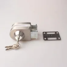 Frameless glass door lock glass to wall single door double unlock stainless steel office door lock with 3pcs keys JF1468 Frameless glass door lock glass to wall single door double unlock stainless steel office door lock with 3pcs keys JF1468