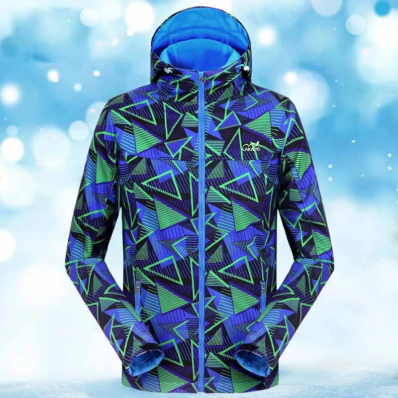 Cheap  Winter Outdoor Men Windbreaker Soft shell Jacket Outdoor Brand Clothing Waterproof Breathable Campi