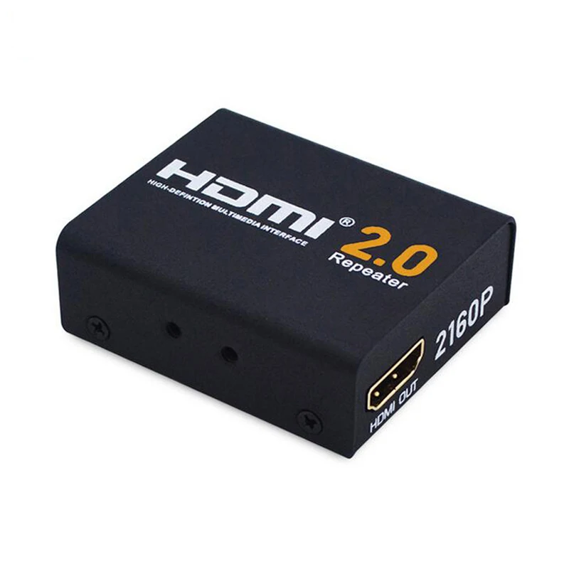 4K x 2K 2,0 HDMI Ретранслятор HDMI удлинитель 1080P 3D HDMI кабель адаптер Усилитель сигнала Усилитель над сигналом HDTV до 60 м