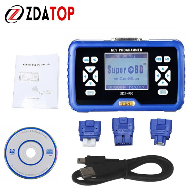 

100% Original V5.0 SKP900 2017 Newest Version SKP-900 Key Programmer Free Update Online Official Website SKP 900 DHL Fast