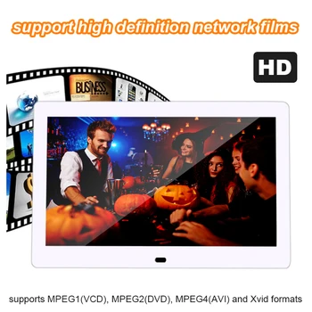 

10.1 Inch Ultrathin LED Screen Digital Photo Frame HD 1024 x 600 Electronic Picture Player Music Video Full Function Good Gift