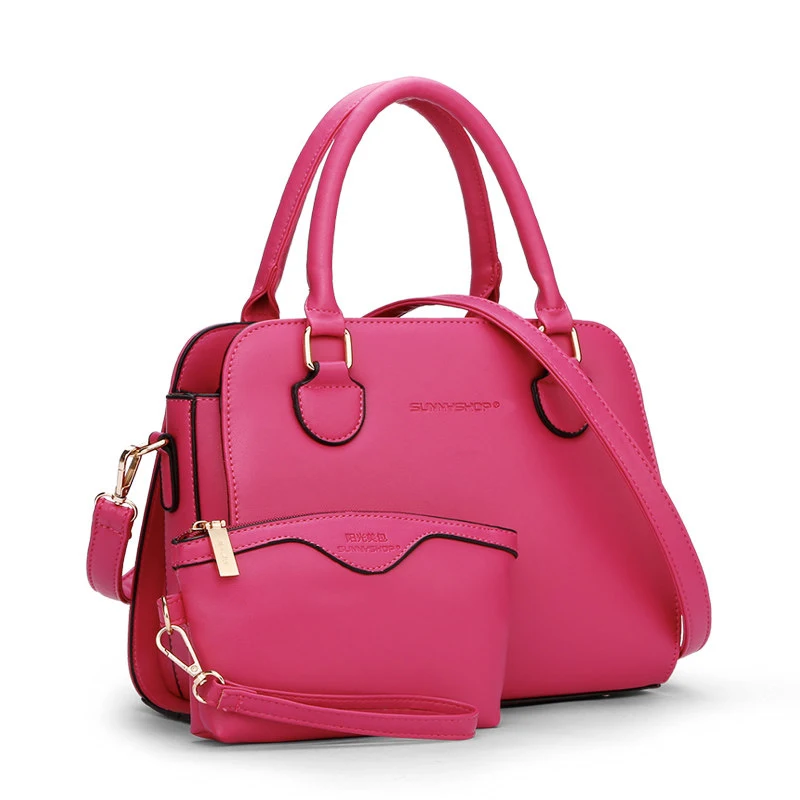Elegant Functional Composite Bag Women Simple font b Handbag b font Cute Wrist Bag Hard PU