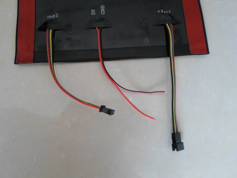 10X APA102 Гибкая RGB светодиодная матричная панель 8*8 пикселей Вход 5 в постоянного