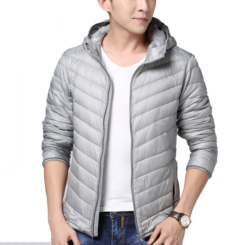 2016 Winter Jacket Men 80% white Duck down jacket men