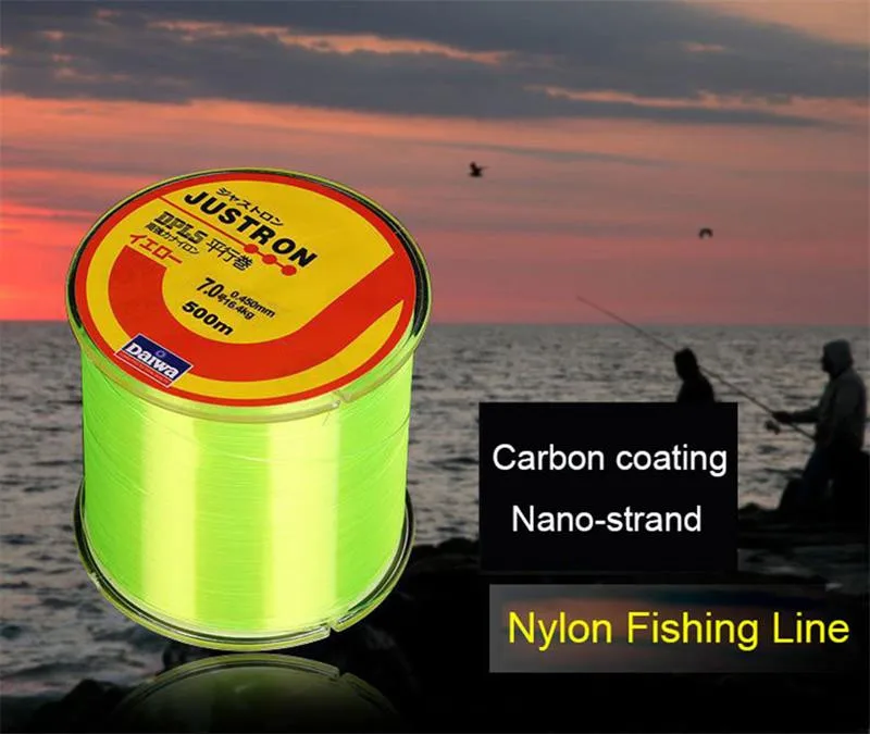 Нейлоновая Леска супер прочная нейлоновая леска м 500 м 2-35LB Monofilament Line Япония Материал рыболовная леска для Карповой рыбалки