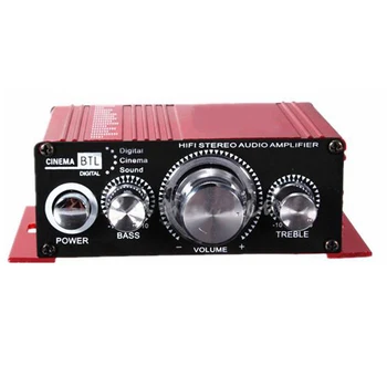 

TOYL 12V Mini Hi-Fi Audio Amplifier Booster MP3 Stereo for Car Motorcycle Boat Home