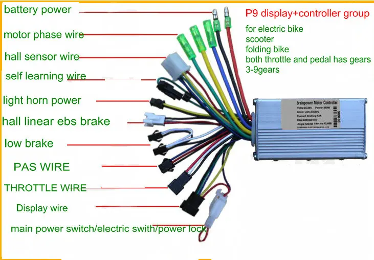 Дисплей и контроллер 24v36v48v60v250w350w для электрического велосипеда MTB складной велосипед Скутер трехколесный инструмент и панель управления