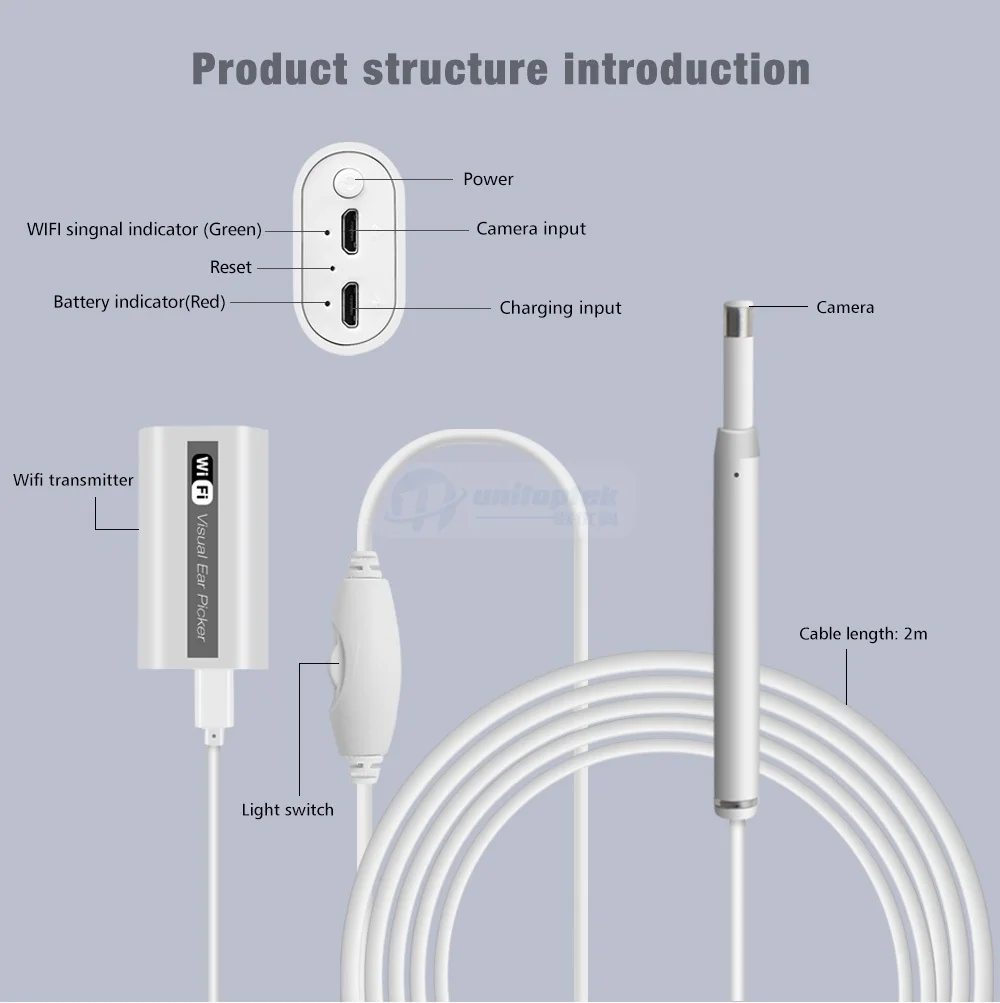 08 720P Otoscope Camera 