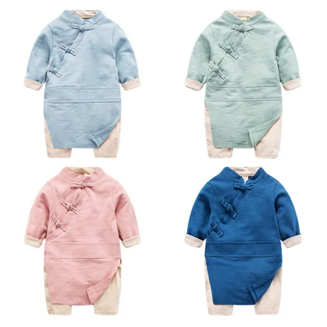 Buy KAVKAS Baby Rompers Chinese Style Hafu Baby Boy