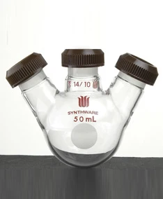 

vFlask, Round Bottom, 3-neck, Joint:14/10, Capacity:50ml