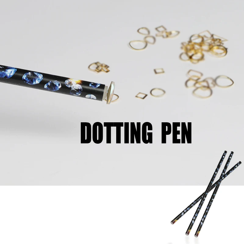 

Rhinestone Picker Dotting Pen Easily Picking Up Manicure Rhinestones Studs Wax Pen 3D Nail Decoration Picker Nail Art Pen Tools