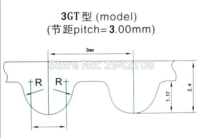 3D принтеры шкив 3GT 40 стоматологический бор 6,35 мм GT3 40 зубы подходят для 3GT ширина пояса 10 мм лазерная гравировка машины CNC аксессуары