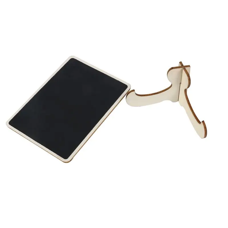 Мини-мольберт для доски деревянный миниатюрный знак доски с подставкой доска сообщений для свадебного стола этикетки