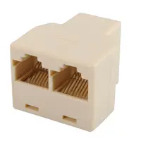 Легкий RJ45 CAT 5 6 LAN Ethernet сетевой адаптер разъём разветвитель PC