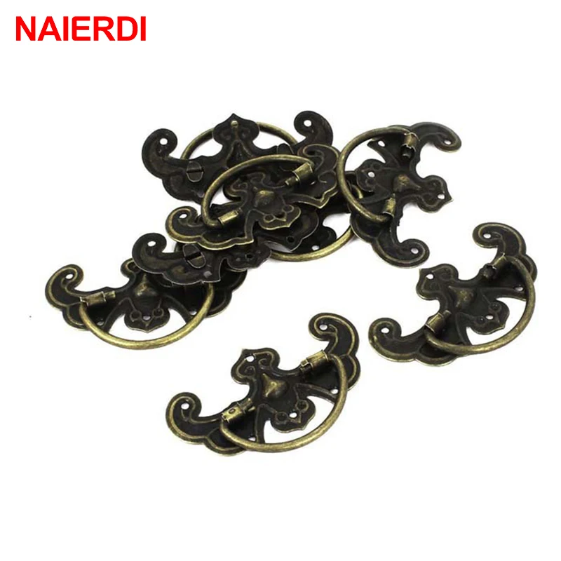 NAIERDI 20 قطع ريترو البرونز لهجة مقابض درج خزانة مكتب الباب المجوهرات مربع تسحب مقبض خزانة المقابض للاثاث الأجهزة NAIERDI 20 قطع ريترو البرونز لهجة مقابض درج خزانة مكتب الباب المجوهرات مربع تسحب مقبض خزانة المقابض للاثاث الأجهزة