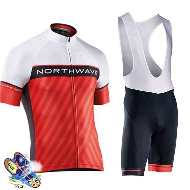 Unisex Cycling Jersey Set 2019 Pro Team Nw Bicycle Cycling Clothing Ropa Ciclismo Hombre Mtb Mountain Bike Summer Bib Shorts Set