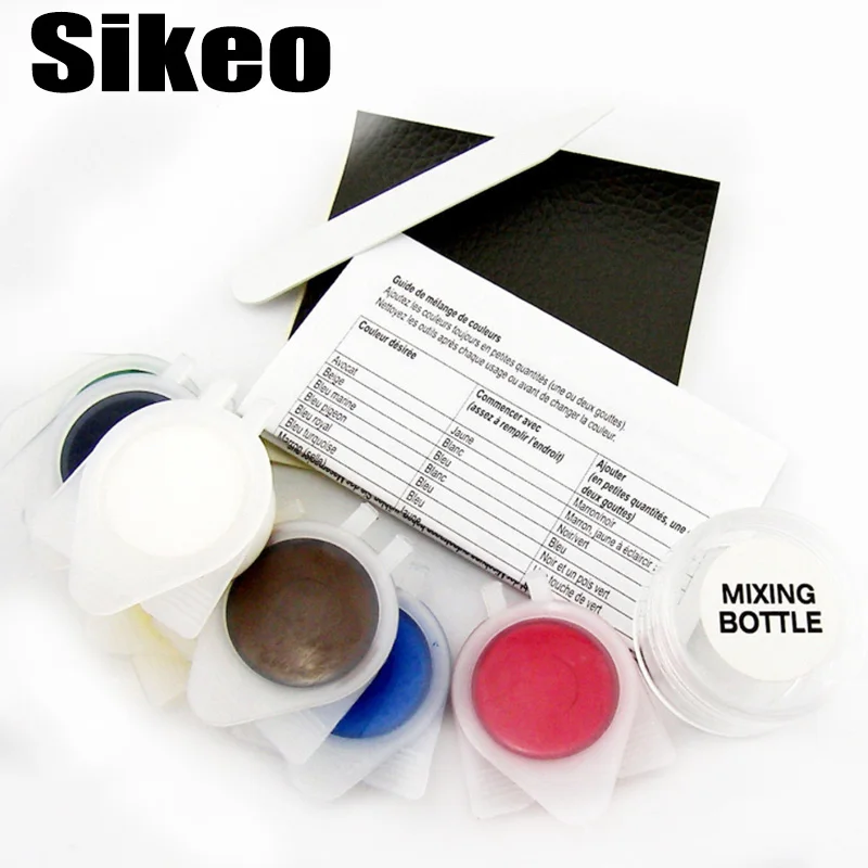 

Auto Car Seat Sofa Coats Holes Scratch Cracks Rips No Heat Liquid Leather Vinyl Repair Kit Leather Repair Tool