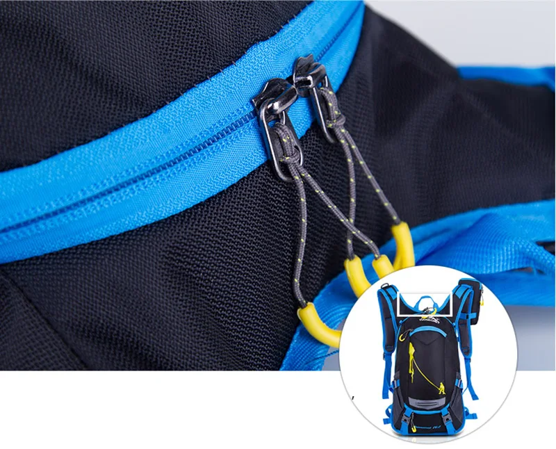 mochila unissex de náilon para ciclismo, caminhadas,