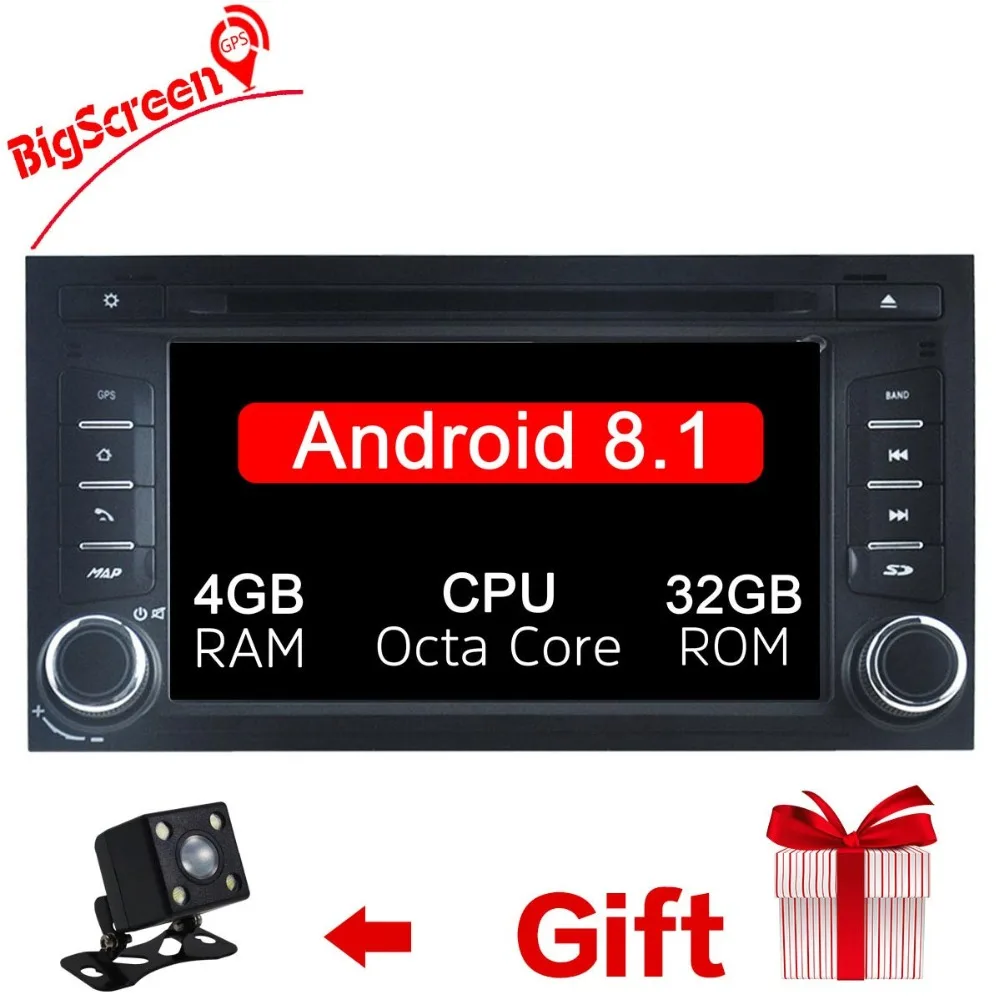 

Bigscreen 2 DIN Android 8.1 Car Radio GPS Navigation For Seat Leon 2013-2016 Headunit Multimedia Recoder Satnav 4GB +32GB unit