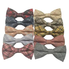 Мужской галстук-бабочка для мужчин Мода мужской повседневный галстук-бабочка из полиэстера клетчатая галстук-бабочка Gravata