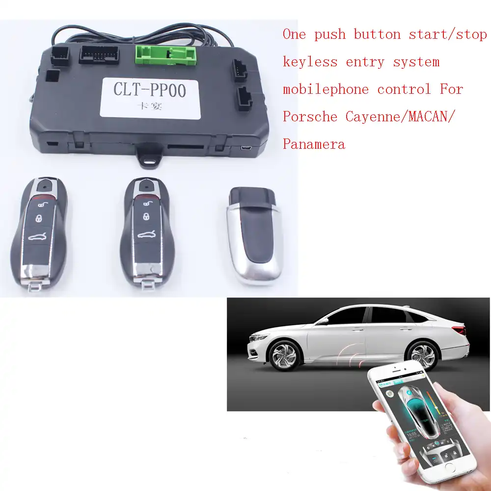 For Porsche Cayenne Macan Panamera Add One Push Button Start Stop