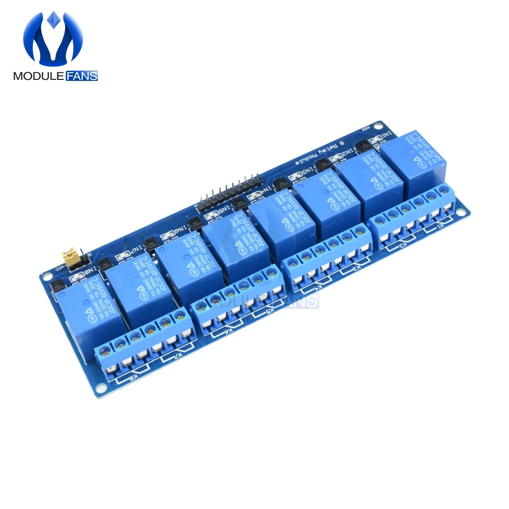 Модуль реле 8 каналов для Arduino 5 В макс. 10 А 250 30 в перем. Тока|relay module|dc dcboard module |