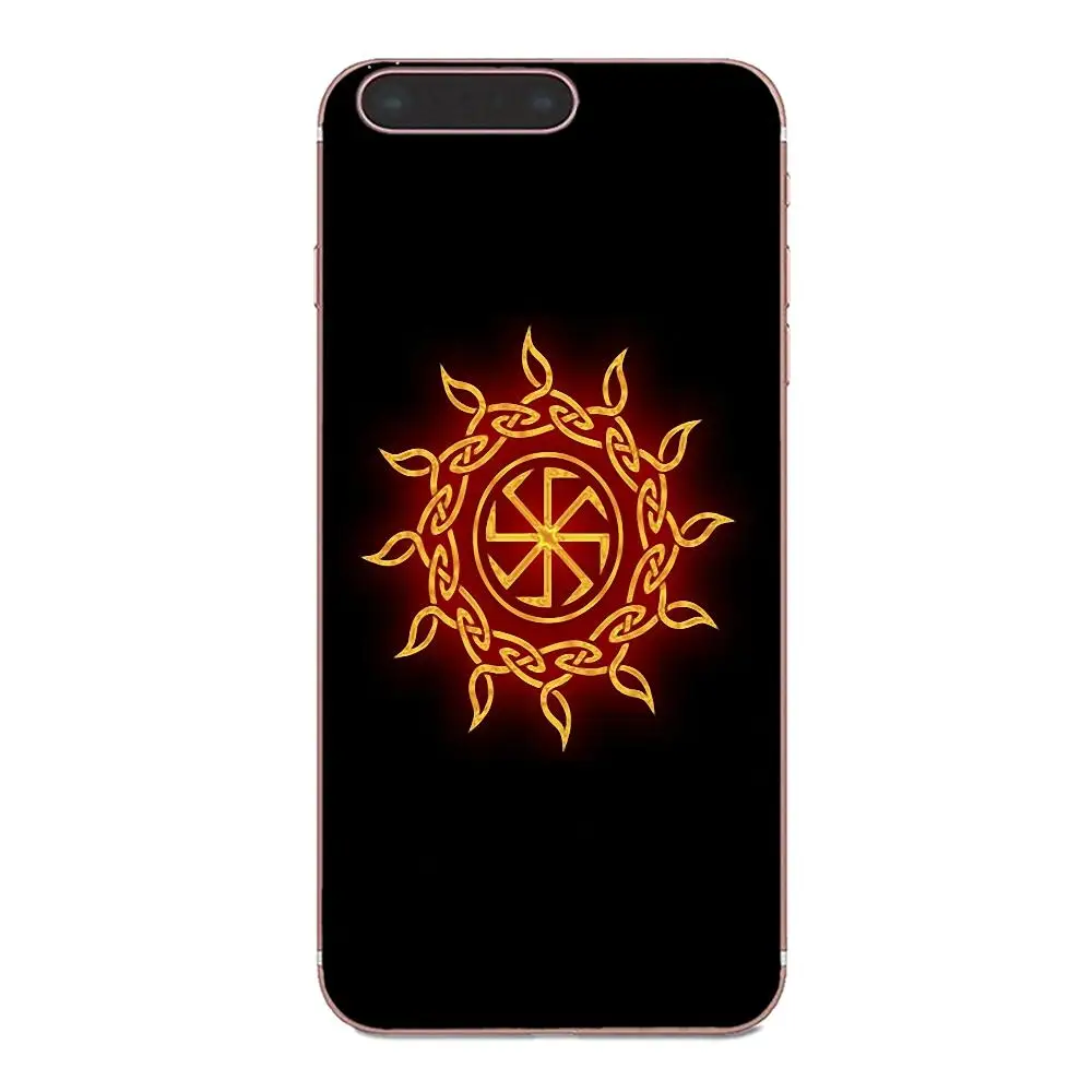 Viking Warrior славянский символ Коловрат для Xiaomi Note 3 4 Mi3 Mi4 Mi4C Mi4i Mi5 Mi 5S 5X 6 6X A1 Max Mix 2