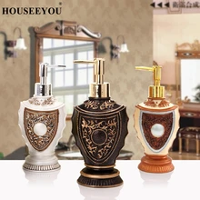Модный диспенсер для жидкого мыла из смолы, гель для душа, бутылочки для розлива, барный шампунь для отеля, бутылка для мыла, аксессуары для ванной комнаты, набор
