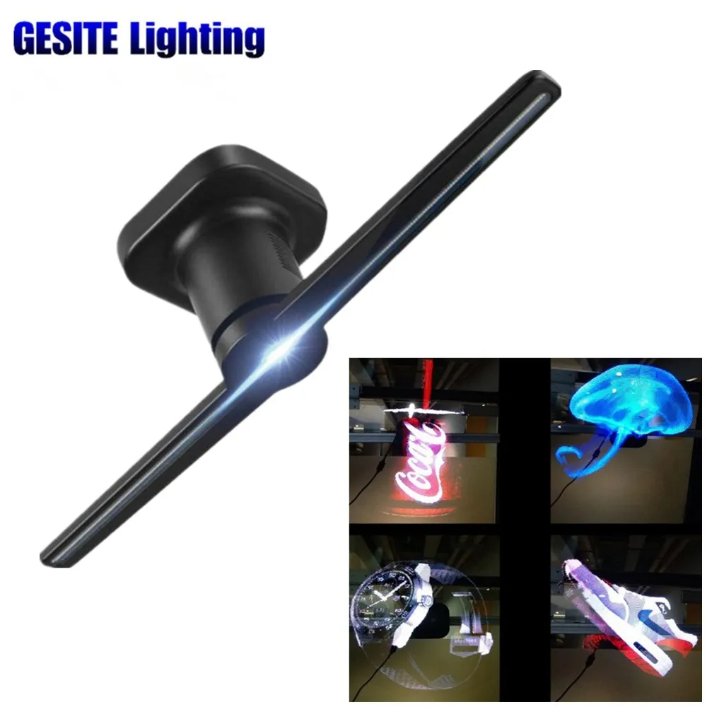 LED hologram display opeartion advertising holographic 3D projector light machine