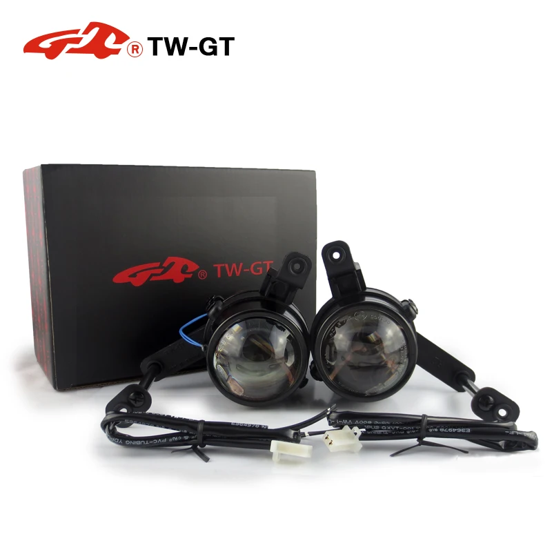 

TW-GT Car-styling 2.5 Inch foglamp projector lens spot light foglight hid bi xenon 12v 35w H11 dedicated for CHEVROLET SAIL