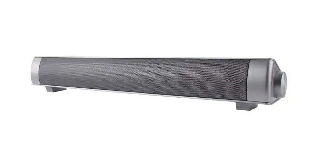 silver Lemonman bluetooth-динамик LP-08 Саундбар Портативный bluetooth динамик 3D Hi-Fi стерео музыку объемного с микрофоном Super Bass - Цвет: silver