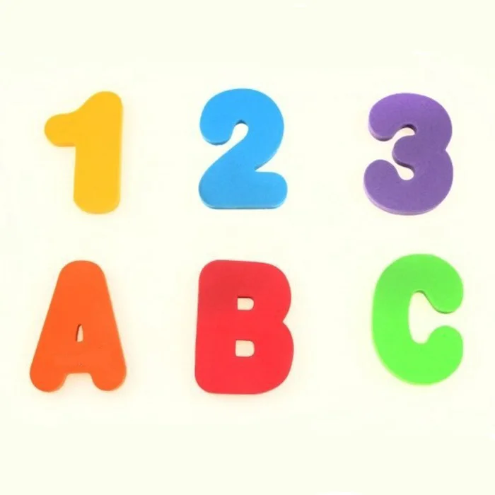 3+ новая детская игрушка для ванны 36 шт. мягкие буквы числа из пенопласта для ванной буквы и цифры классический детский ранний образовательный инструмент