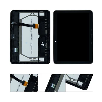 

For Samsung Galaxy Tab 4 10.1 T530 T531 T535 SM-T530 LCD Display Touch Screen Digitizer Replacement+ Frame
