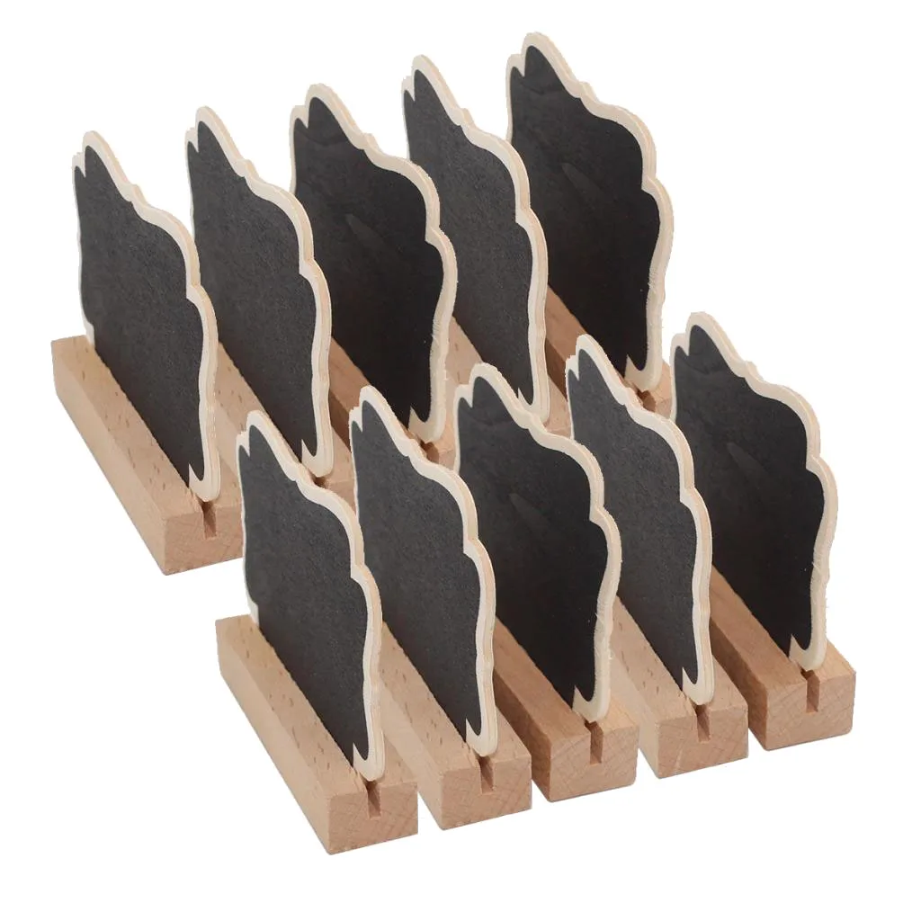 10x Wood ChalkBoard Blackboard Memo Message Board Note Sign Reminder | Дом и сад