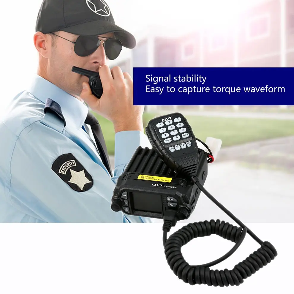 

QYT KT-8900D Mobile Transceiver Dual Band QUAD Standby VHF/UHF 136-174/400-480MHz Mini Car Radio Amateur (HAM) Radio