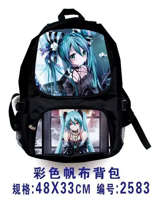 

Girl Anime Hatsune Miku Vocaloid School Backpack Shoulder Bag Cosplay Canvas Rucksack