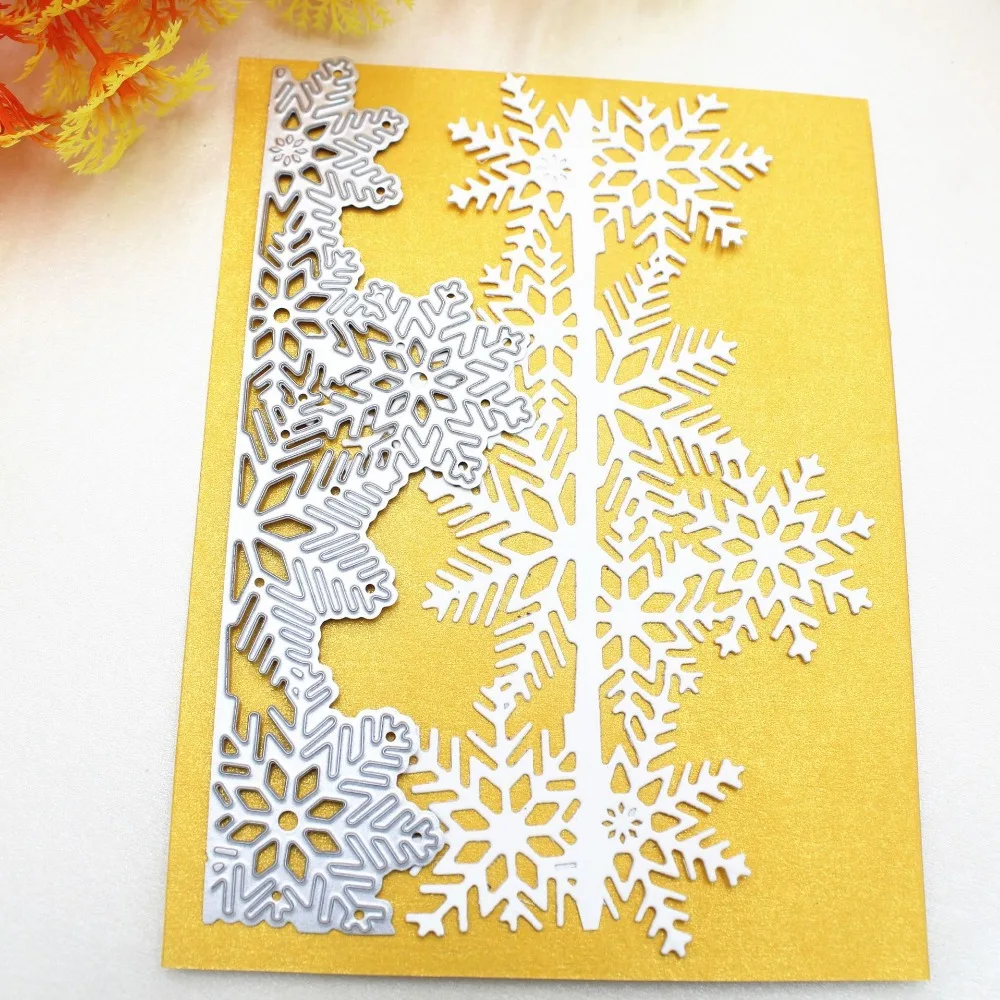 Kuke Metal Cutting Dies Christmas Snowflake Decoration Scrapbooking Album Paper Craft Home Decorative DIY Embossing | Дом и сад