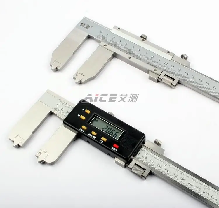 (constant) seal groove vernier caliper 0 300mm/V groove caliper 0 300mm