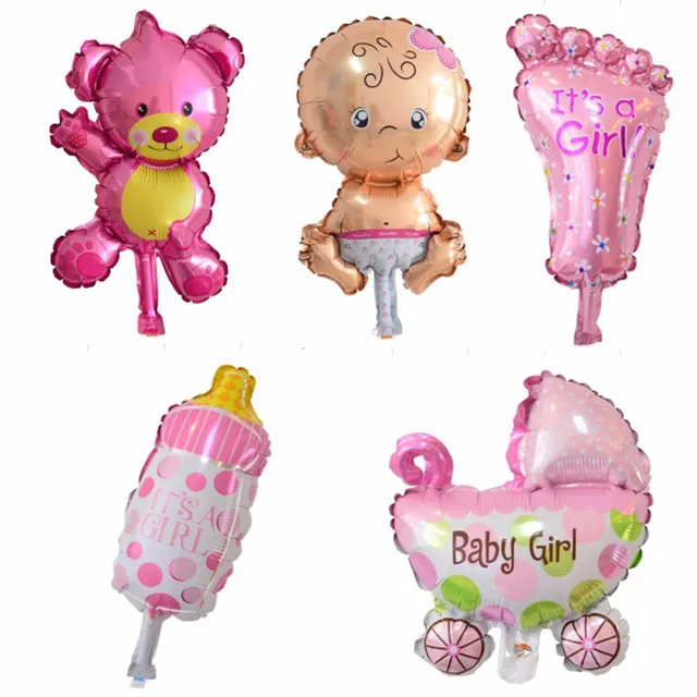 Buy 5pcs Mini Size Baby Shower Helium Balloon Boys