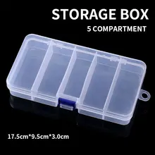 HENGJIA Большой 5 сетки пластиковый ящик для инструментов аксессуары коробка для хранения Чехол светильник и легко носить с собой рыболовный ящик