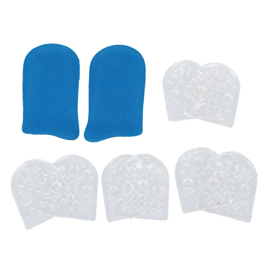 

Pairlight Blue Silicone Gel Insole Best Heel Pad Insertion 4.3 cm Up