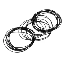 40 штук 0,6 мм Резиновый Комплект прокладок для часов шайбы уплотнительное кольцо чехол для задней панели уплотнения 30 мм