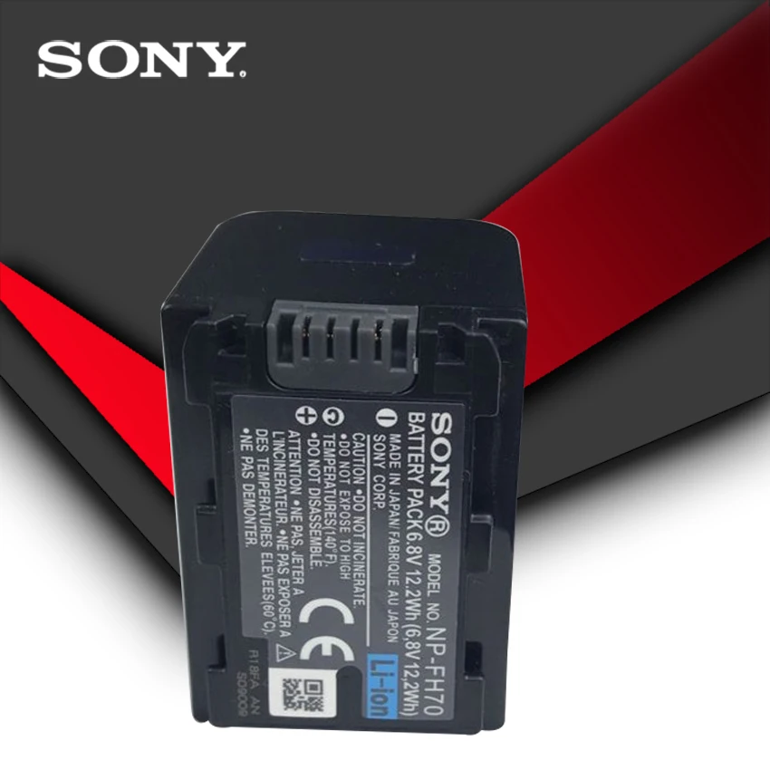 Оригинальный аккумулятор Sony для цифровой камеры NPFH70 с питанием от литиевых