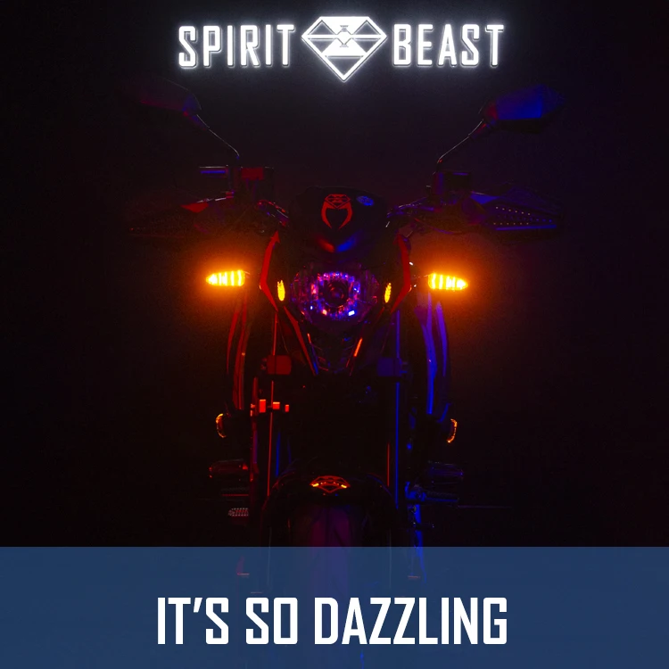 Spirit beast светодиодный указатель поворота осветительная фара мотоцикла 12 В указатель направления сборка фитингов мотоцикл