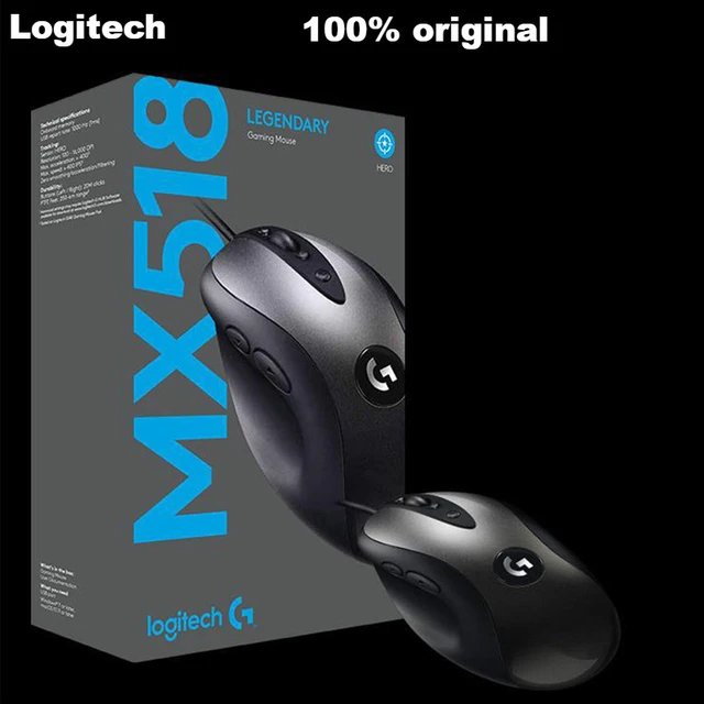 Logitech Mx518 Legendary Classic Gaming Mouse 16000dpi Programming Mouse Upgraded From Mx500/510 For Csgo Lol Ow Pugb - Mouse - AliExpress