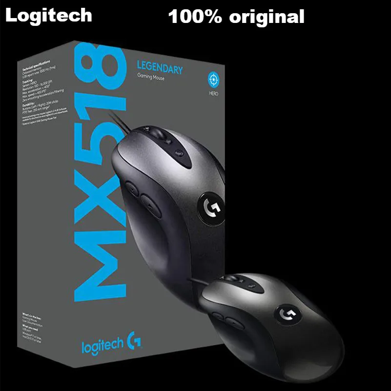 Мышь Logitech MX518 компьютерная легендарная классическая игровая мышь для ПК с